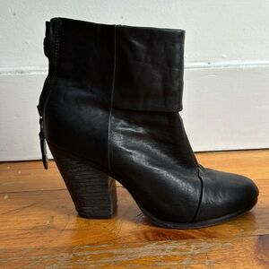 Rag and Bone Booties Size 9 Black